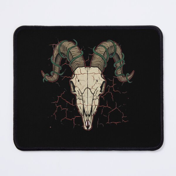 Item preview, Heidrun Ancient Goat Skull Vines designed and sold by k3rstman1.