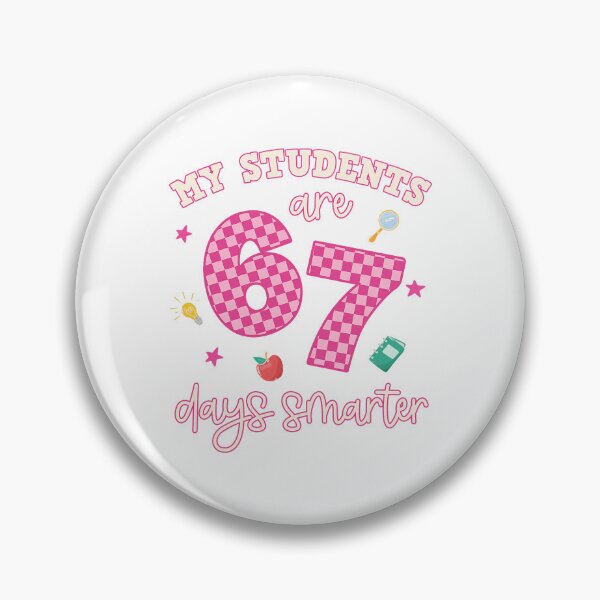 Item preview, My Students Are 67 Days Smarter Pink Classroom  designed and sold by khdmalakarak.