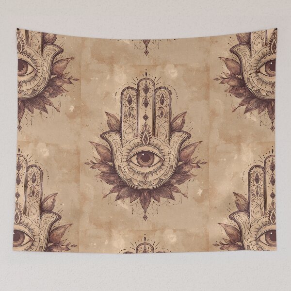 Item preview, Protection Hamsa Hand Charm designed and sold by bapupa.
