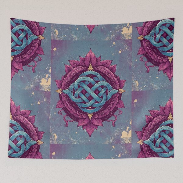 Item preview, Geometric Intricate Knot Boho designed and sold by bapupa.