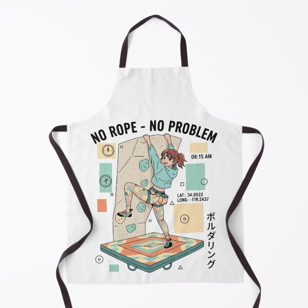 Item preview, No Rope No Problem Bouldering Climber Fun designed and sold by LuminOrb.