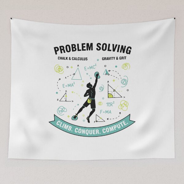 Item preview, Problem Solving Climb Conquer Compute designed and sold by LuminOrb.
