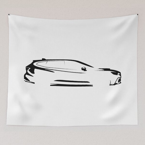 Item preview, Levorg VN STI Sport R (2021) Minimalist Car Silhouette (Black) designed and sold by FearnCreative.