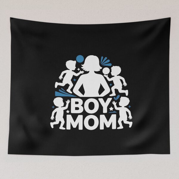 Item preview, Rough & Tumble Boy Mom Pride Tees - Blue Colors designed and sold by Reichcorp.