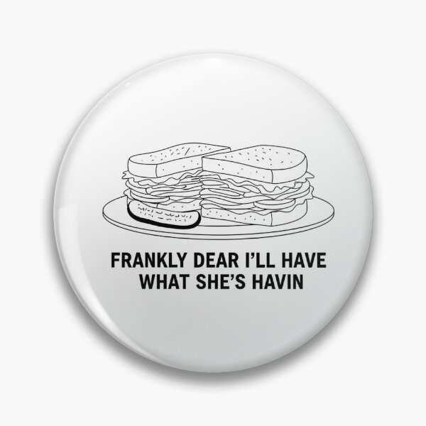 Item preview, Frankly Dear, I'll Have What She's Havin' T-Shirt - Iconic Movie Mashup Tee designed and sold by ArtisticDesignsbyLinda.
