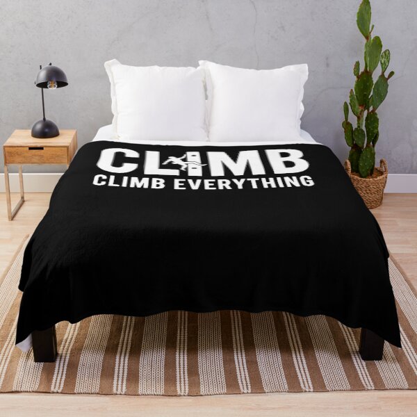 Item preview, Climb Everything Rock Climbing Design designed and sold by LuminOrb.
