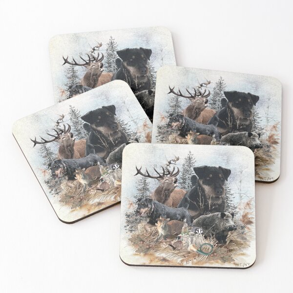 Item preview, German Hunting Terrier - Jagdterrier designed and sold by TammyHunterArt.