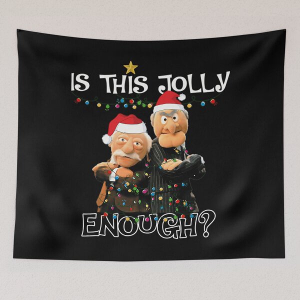Item preview, Is This Jolly Enough Statler And Waldorf Christmas designed and sold by WizKyDesign.