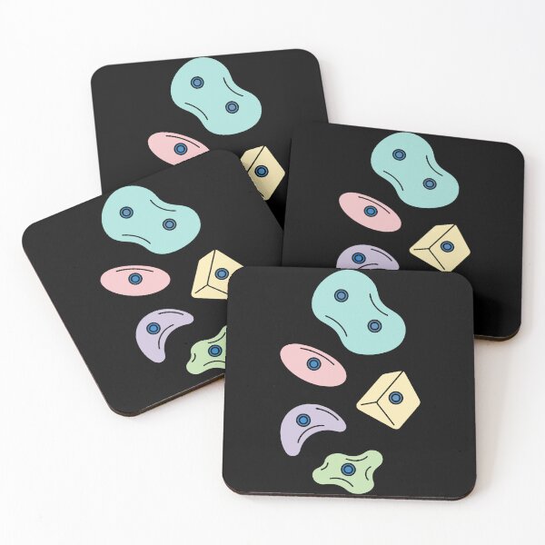 Item preview, Colorful Rock Climbing Holds Bouldering Design designed and sold by LuminOrb.