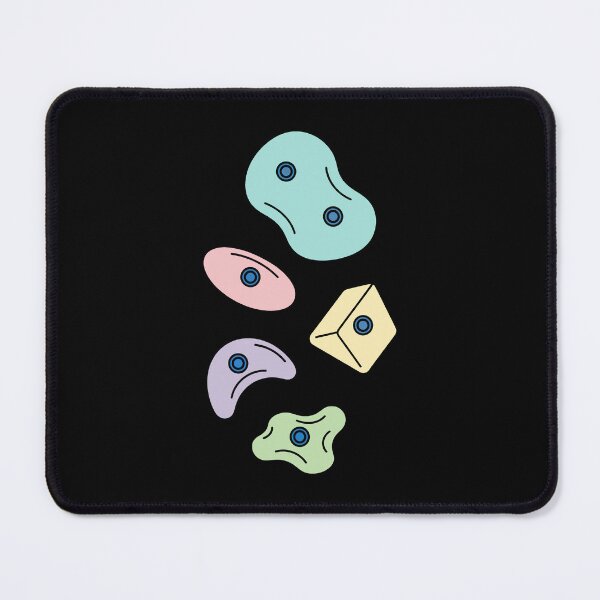 Item preview, Colorful Rock Climbing Holds Bouldering Design designed and sold by LuminOrb.