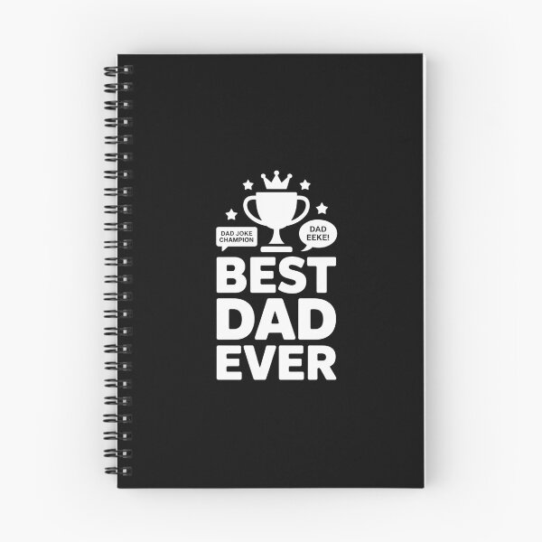 Item preview, Best Dad Ever Trophy - Classic Typography Dad Jokes Tee designed and sold by Reichcorp.