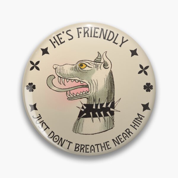 Item preview, He is friendly Dog with Spiked Collar designed and sold by mooncakekaro.