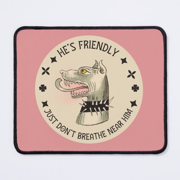 Item preview, He is friendly Dog with Spiked Collar designed and sold by mooncakekaro.