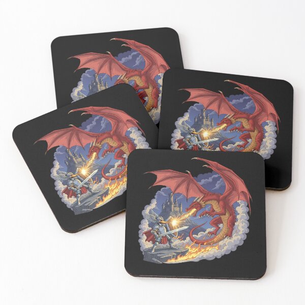 Item preview, Brave Duck Knight Dragon Slayer Fantasy designed and sold by k3rstman1.