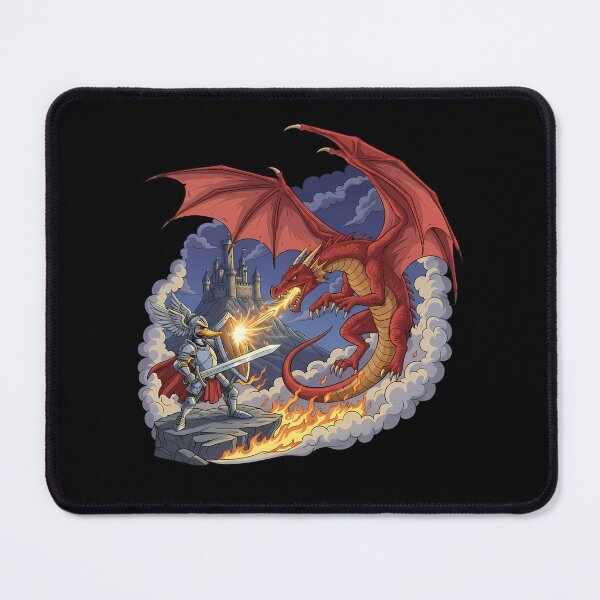 Item preview, Brave Duck Knight Dragon Slayer Fantasy designed and sold by k3rstman1.