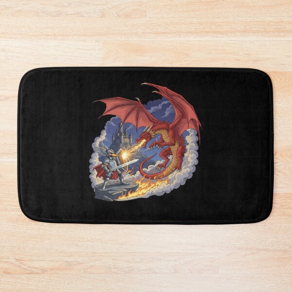 Item preview, Brave Duck Knight Dragon Slayer Fantasy designed and sold by k3rstman1.