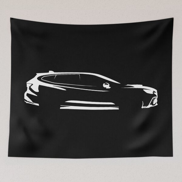 Item preview, Levorg VN STI Sport R (2021) Minimalist Car Silhouette (White) designed and sold by FearnCreative.
