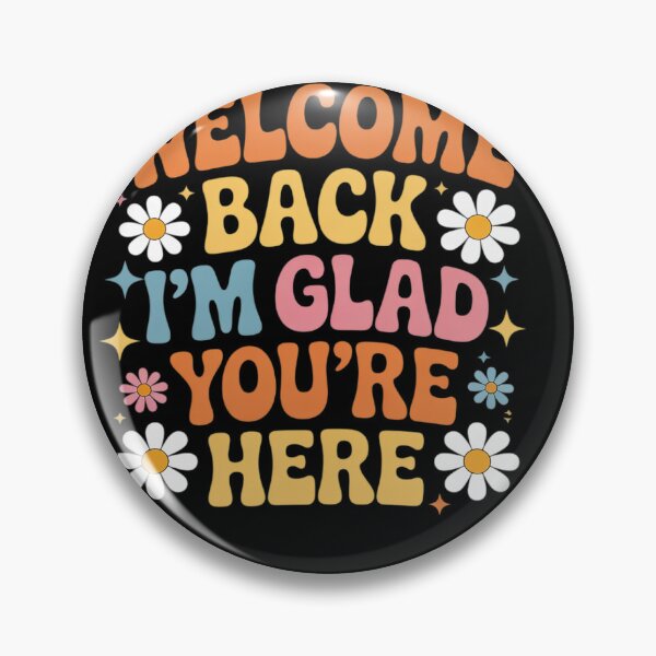 Item preview, Welcome Back I'm Glad You're Here Teacher  designed and sold by lilLilaBatArt.