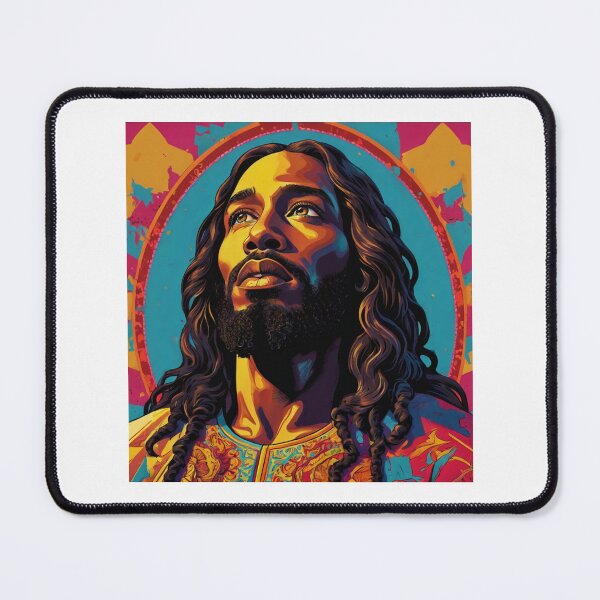 Item preview, Black Jesus; Pop Art Stlye; designed and sold by StickerApe.