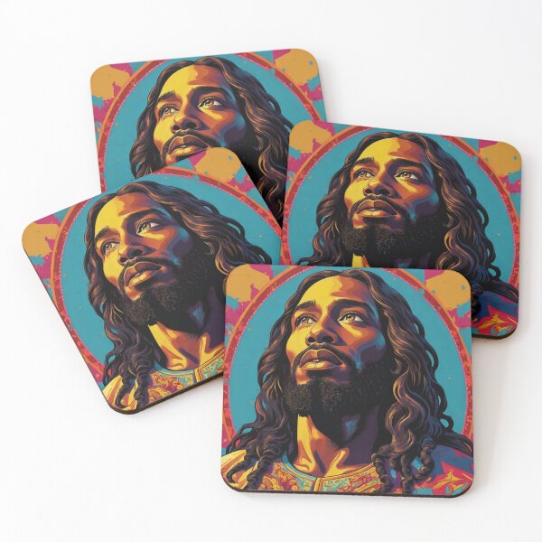 Item preview, Black Jesus; Pop Art Stlye; designed and sold by StickerApe.