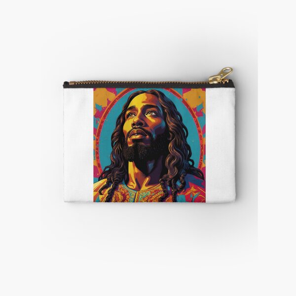 Artikelvorschau, Schwarzer Jesus; Pop-Art-Stil; entworfen und verkauft von StickerApe.