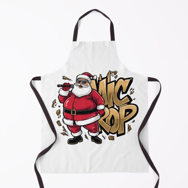 Item preview, Santa Mic Drop Christmas – Hip Hop Rap Urban Holiday Art designed and sold by MiszungART.
