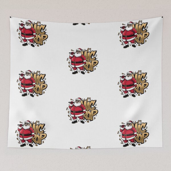Item preview, Santa Mic Drop Christmas – Hip Hop Rap Urban Holiday Art designed and sold by MiszungART.