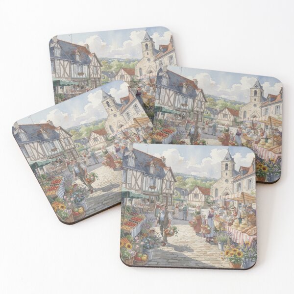 Item preview, Market in Normandy designed and sold by jefboutique6150.