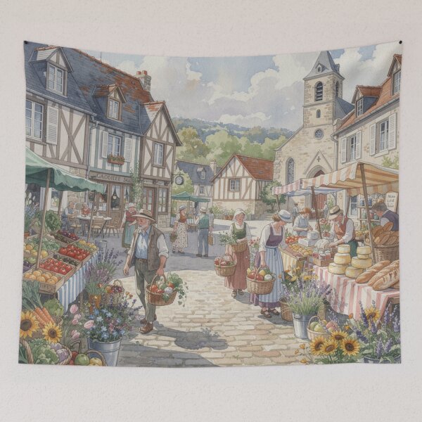Item preview, Market in Normandy designed and sold by jefboutique6150.