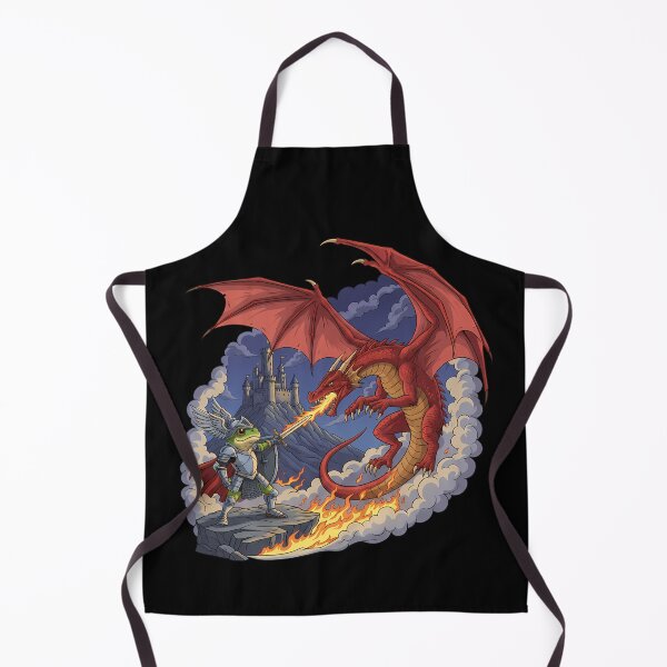 Item preview, Frog Knight Dragon Battle Fantasy Adventure designed and sold by k3rstman1.