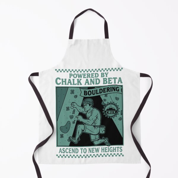Item preview, Powered By Chalk And Beta Bouldering Crux designed and sold by LuminOrb.