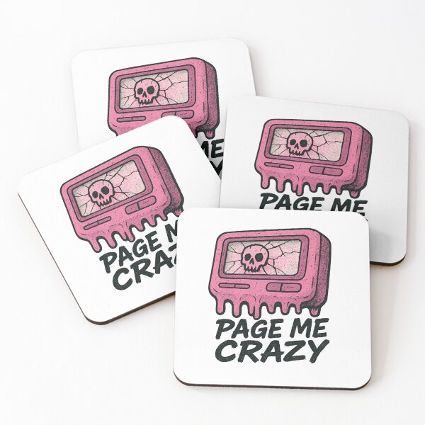 Item preview, Page Me Crazy – 90s Pager Skull Retro Beeper designed and sold by WeranovDesign.
