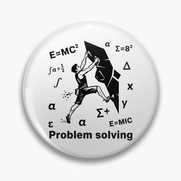 Item preview, Problem Solving Rock Climbing Adventure Design designed and sold by LuminOrb.