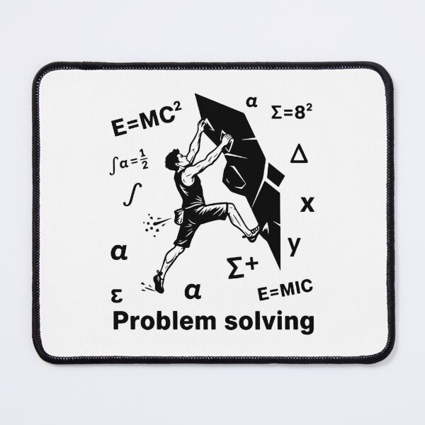 Item preview, Problem Solving Rock Climbing Adventure Design designed and sold by LuminOrb.