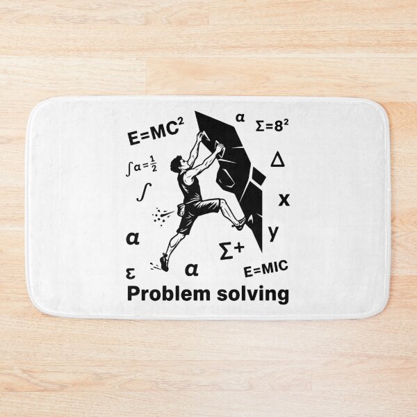 Item preview, Problem Solving Rock Climbing Adventure Design designed and sold by LuminOrb.
