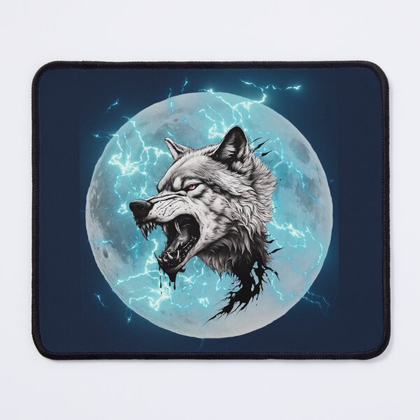 Item preview, Electric Wolf – Thunder Beast Fantasy Artwork designed and sold by Ivy-Triggs.