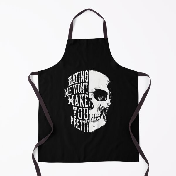 Item preview, Hating Me Won'T Make You Pretty Skull Distressed (On Back) designed and sold by BrandyMegan.