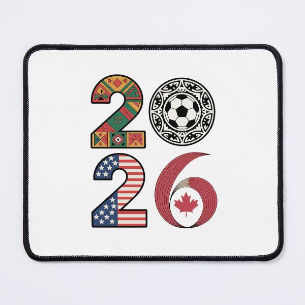Item preview, 2026 Football Countries Design – USA, Canada & Mexico Inspired Art designed and sold by Verycutethings.