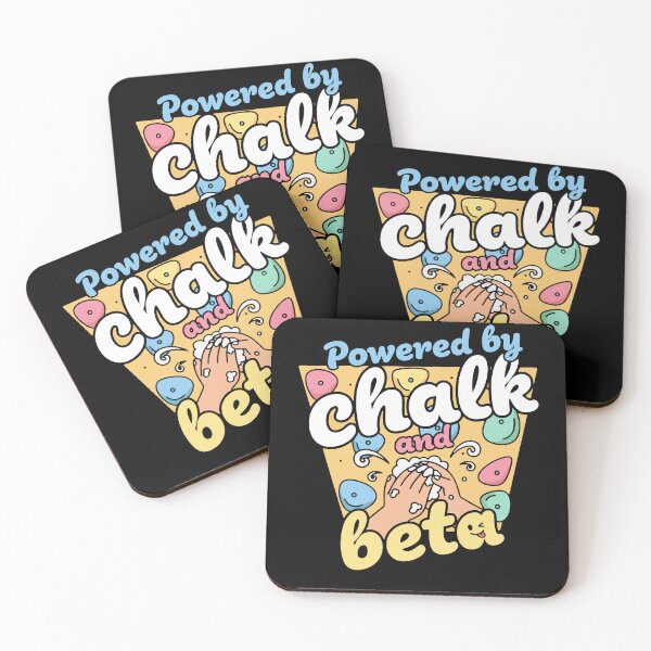 Item preview, Powered By Chalk And Beta Climbers designed and sold by LuminOrb.