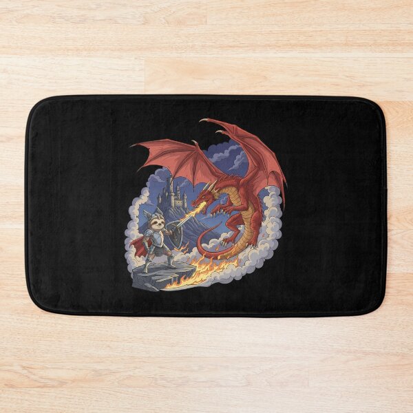 Item preview, Cute Sloth Knight Dragon Fantasy Battle designed and sold by k3rstman1.