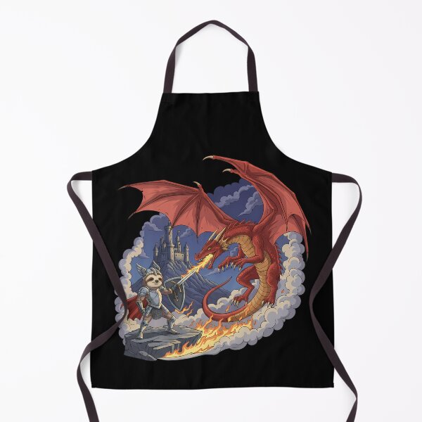 Item preview, Cute Sloth Knight Dragon Fantasy Battle designed and sold by k3rstman1.