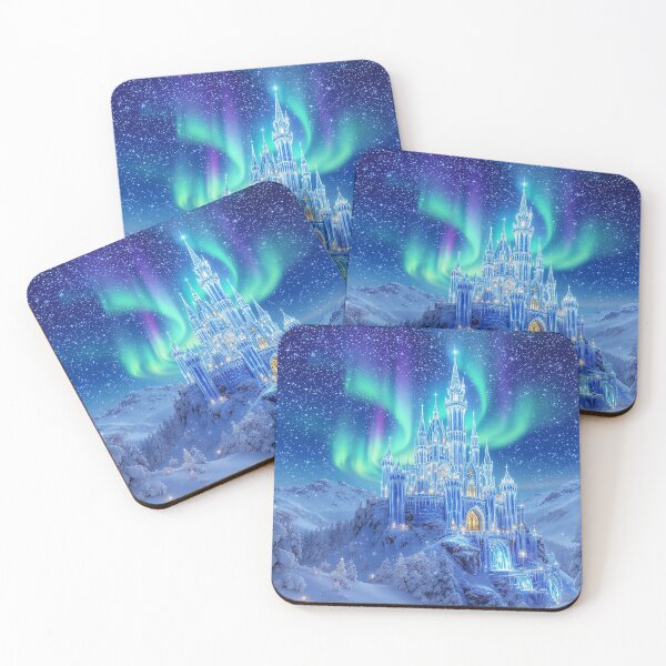 Item preview, Northern Lights Over a Christmas Fantasy Castle designed and sold by acceleratorhams.
