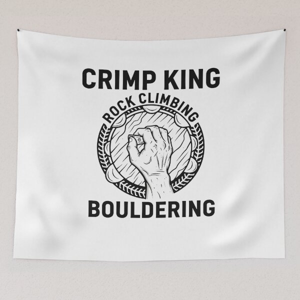 Item preview, Crimp King Rock Climbing Bouldering Adventure designed and sold by LuminOrb.