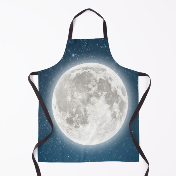 Item preview, Handmade drawing of cosmic bright full moonlight night designed and sold by NivyasArtistry.