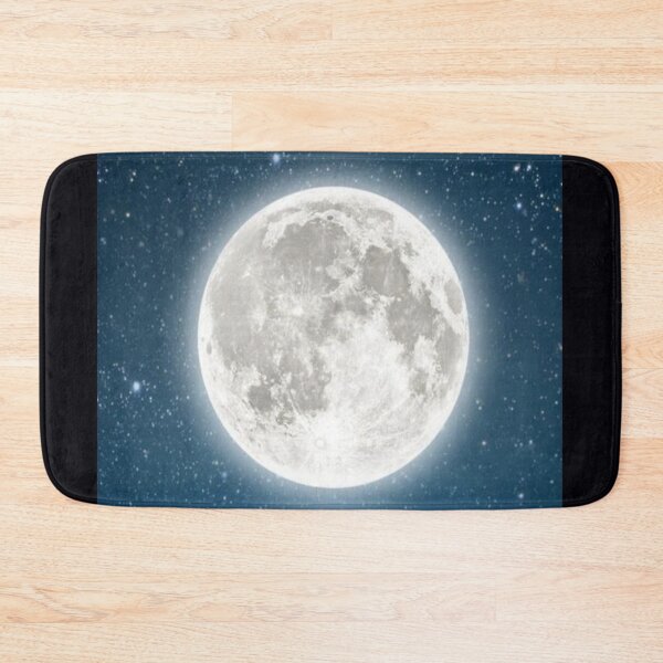 Item preview, Handmade drawing of cosmic bright full moonlight night  designed and sold by NivyasArtistry.