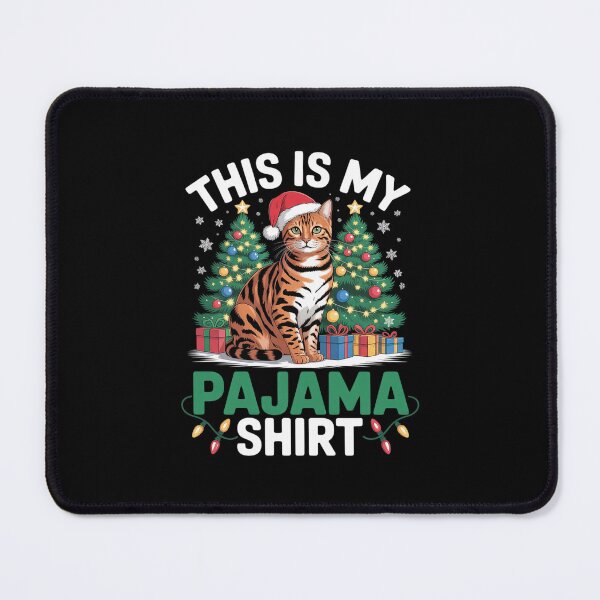 Item preview, Bengal Cat Xmas Lights This Is My Christmas Pajama designed and sold by dainegilbert.