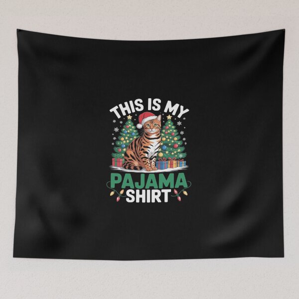 Item preview, Bengal Cat Xmas Lights This Is My Christmas Pajama  designed and sold by dainegilbert.