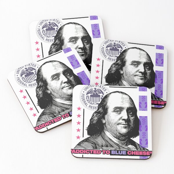 Item preview, Blue Cheese Money Aesthetic Pop Art designed and sold by HustleLover.