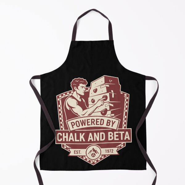 Item preview, Powered By Chalk And Beta Climbing Humor designed and sold by LuminOrb.