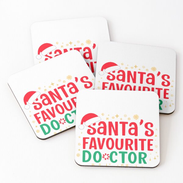 Item preview, Santa’s Favourite Doctor – Cute Christmas Medical Holiday Design designed and sold by Graphic Therapist.